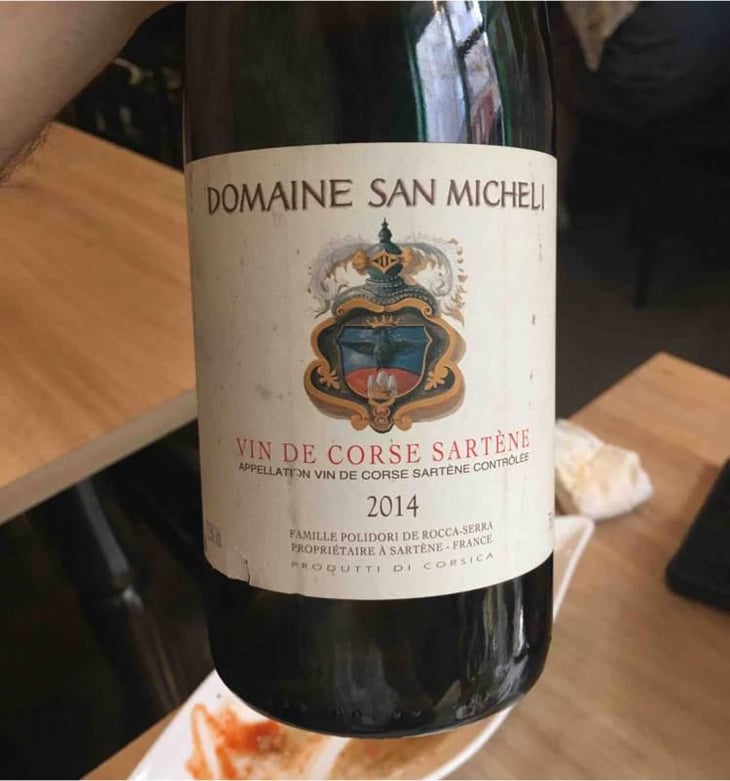 Vin Corse Sartène - Domaine San Micheli - Famille Polidori De Rocca-Serra 