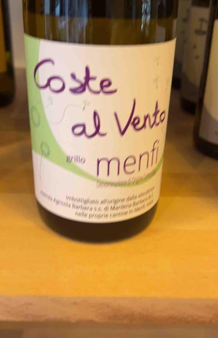 Coste al Vento - Cantine Barbera - Marilena Barbera -2021