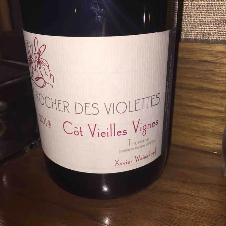 Côt Vieilles Vignes - Domaine Le Rocher des Violettes - Xavier Weisskopf 
