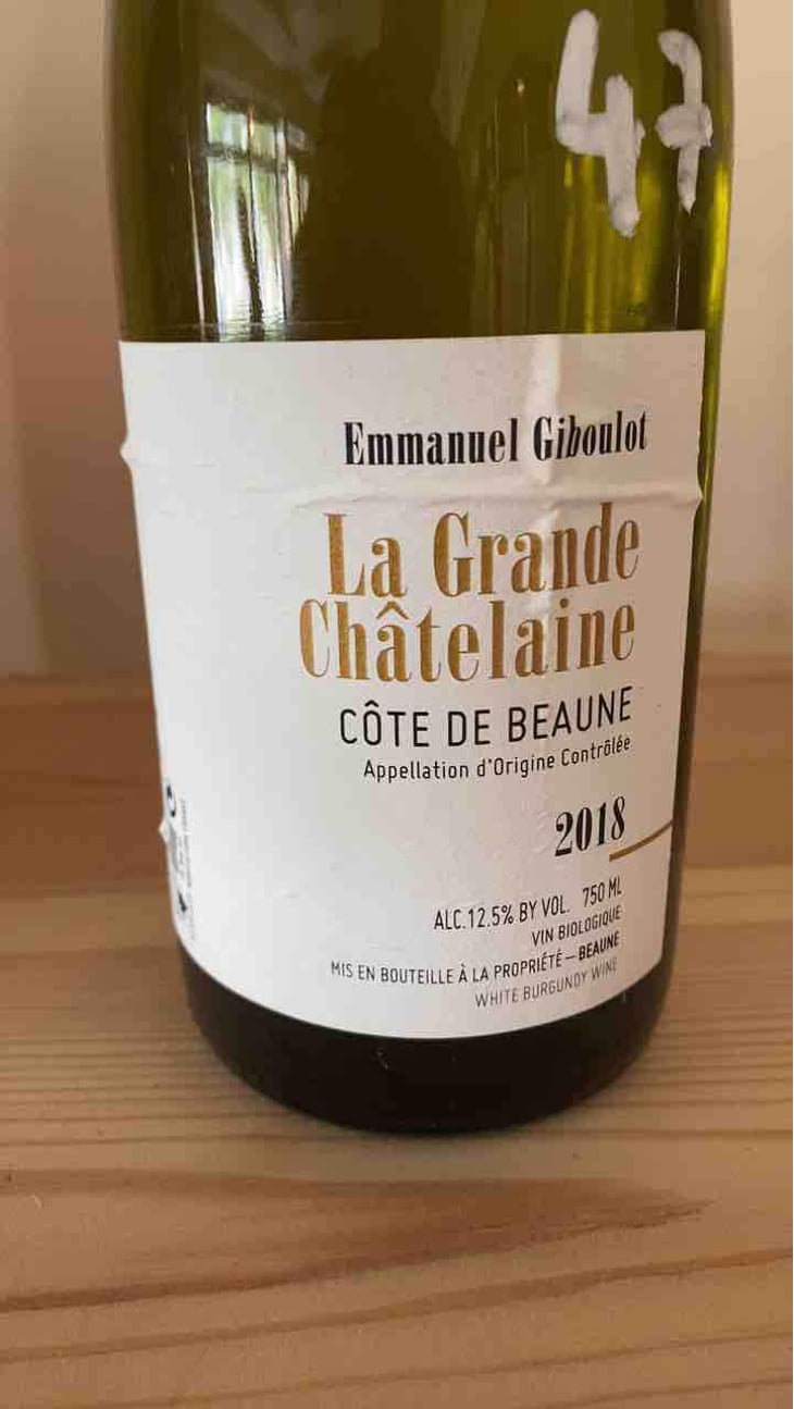 Côte-de-Beaune "La Grande Châtelaine" - Domaine Emmanuel Giboulot - Emmanuel Giboulot 