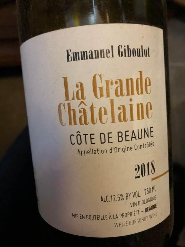 Côte-de-Beaune "La Grande Châtelaine" - Domaine Emmanuel Giboulot - Emmanuel Giboulot 
