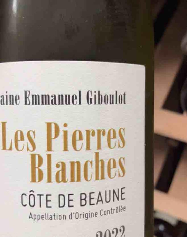 Côte-de-Beaune "Les Pierres Blanches" - Domaine Emmanuel Giboulot - Emmanuel Giboulot 