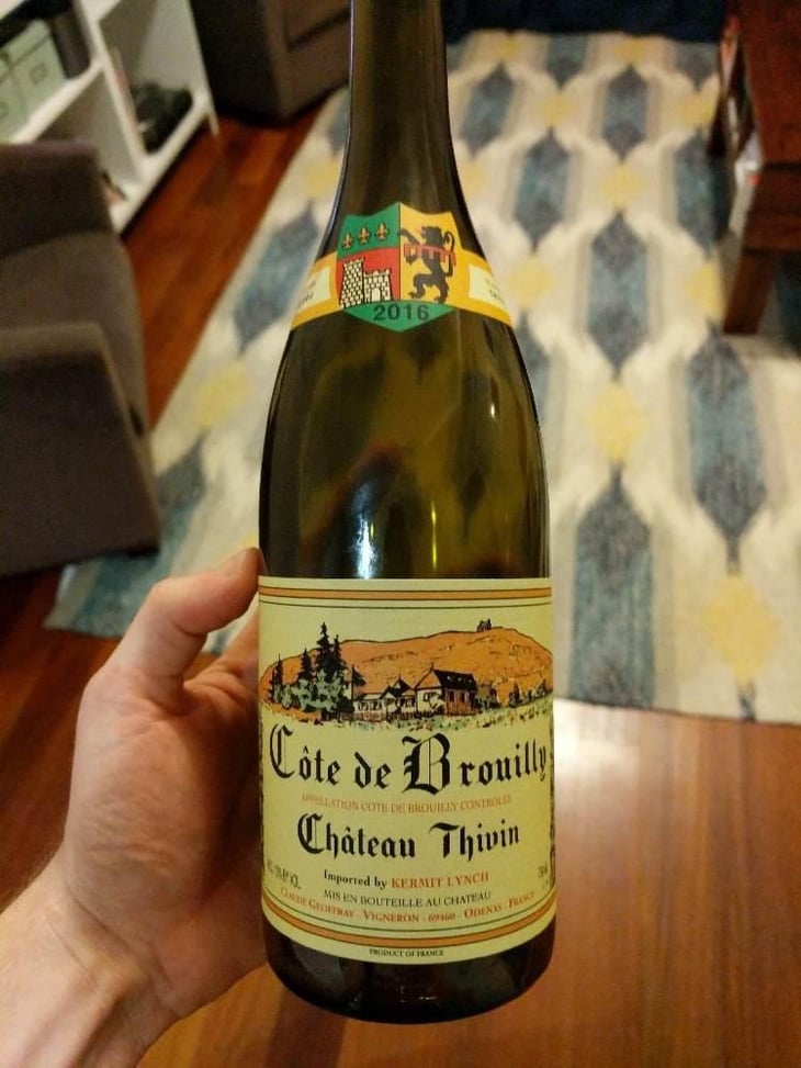 Côte de Brouilly - Chateau Thivin - Famille Geoffray 