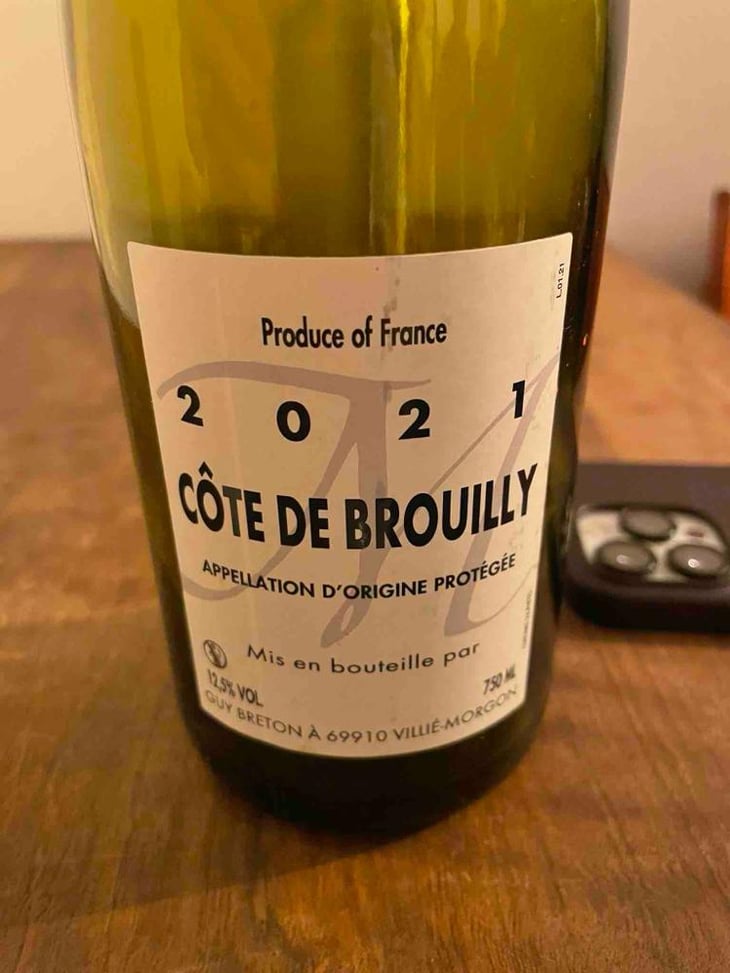 Côte De Brouilly - Domaine Guy Breton - P'tit Max - Guy Breton 