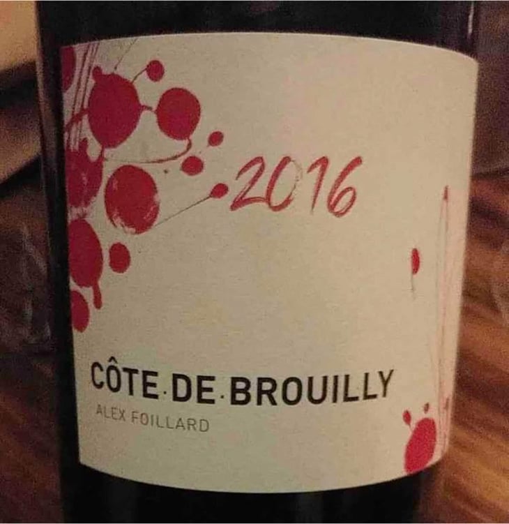 Côte de Brouilly - Alex Foillard - Alex Foillard 
