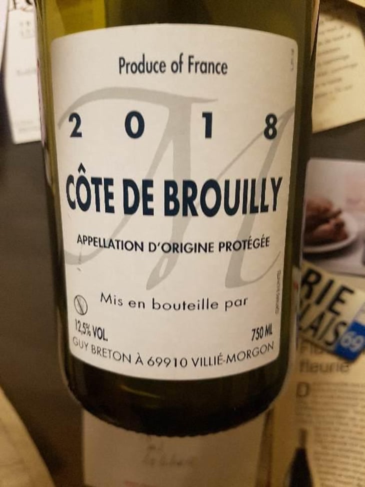 Côte De Brouilly - Domaine Guy Breton - P'tit Max - Guy Breton 