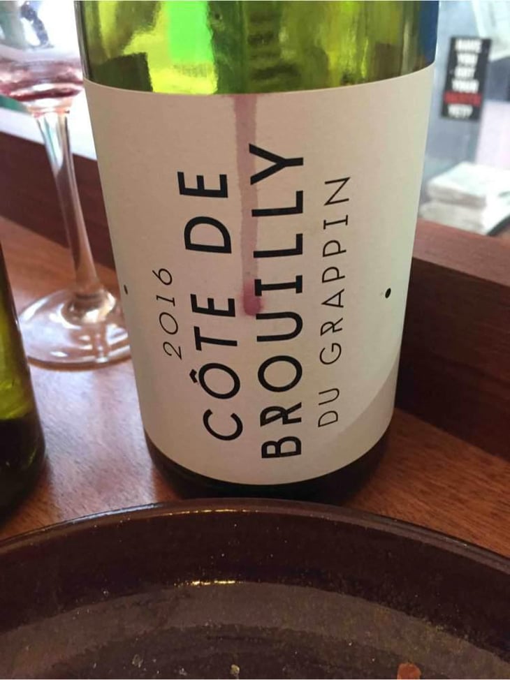 Côte de Brouilly - Le Grappin - Andrew & Emma Nielsen 