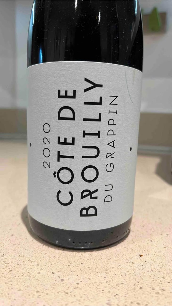 Côte de Brouilly - Le Grappin - Andrew & Emma Nielsen 