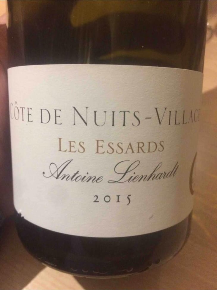 Côte de Nuits-Villages "Les Essards" - Antoine Lienhardt - Antoine Lienhardt 