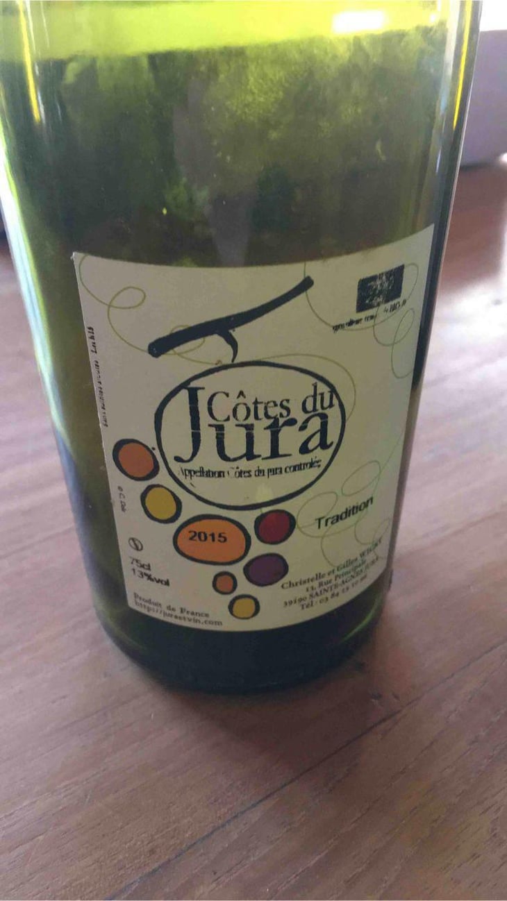 Côte du Jura Savagnin - Gilles Wicky - Christelle & Gilles Wicky 