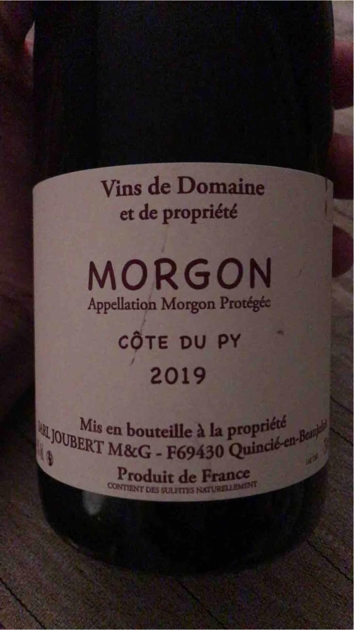 Côte du Py - Domaine Marcel Joubert - Carine Joubert 