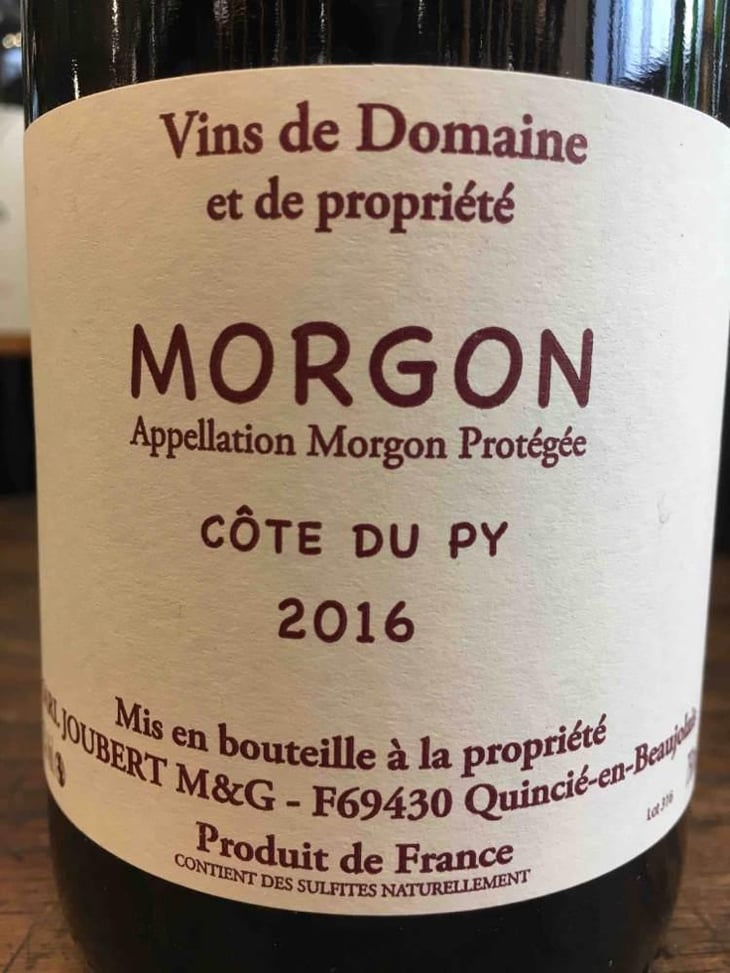 Côte du Py - Domaine Marcel Joubert - Carine Joubert 
