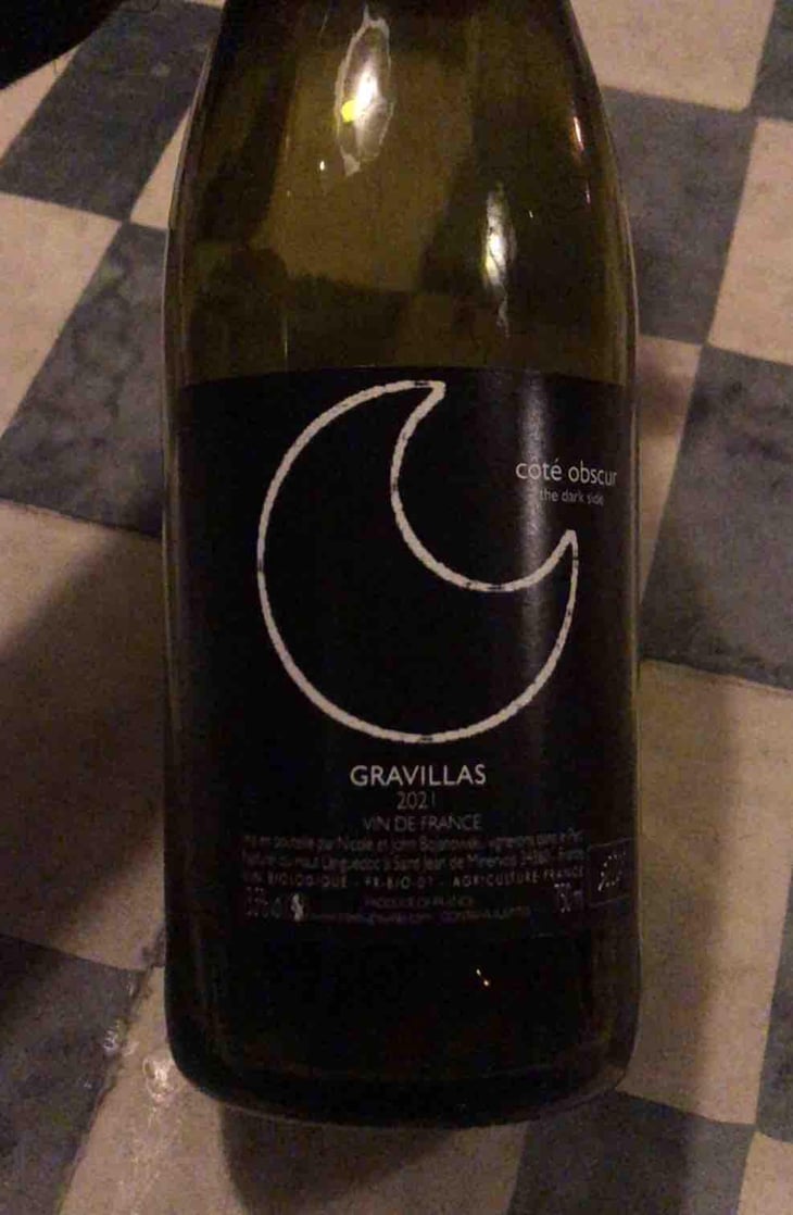 Coté Obscur - Clos du Gravillas - John, Nicole & Sacha Bojanowski -2019