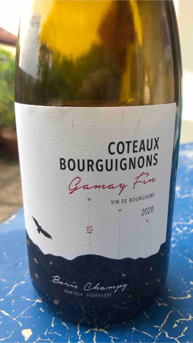 Coteaux Bourguignons Gamay Fin - Boris Champy - Boris Champy -2020