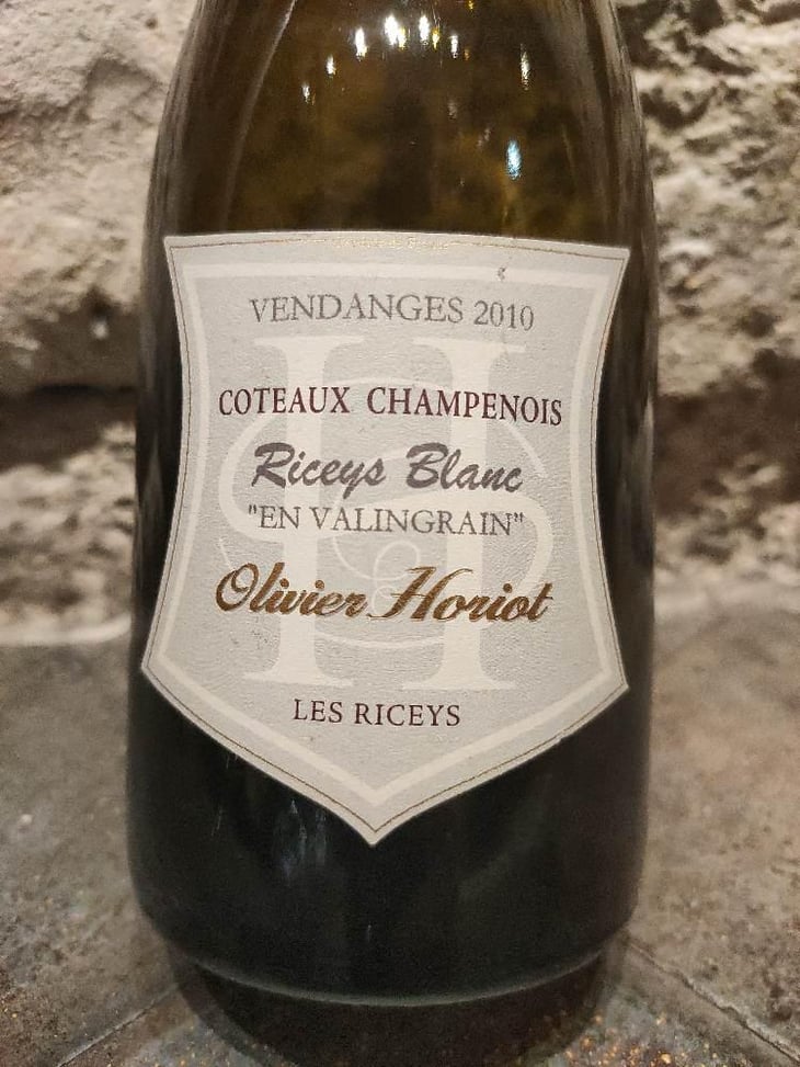 Coteaux Champenois Riceys Blanc "En Valingrain" - Champagne Olivier Horiot - Olivier Horiot 