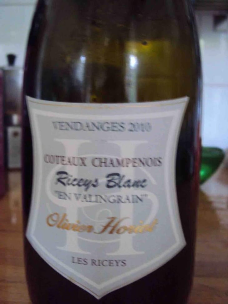 Coteaux Champenois Riceys Blanc "En Valingrain" - Champagne Olivier Horiot - Olivier Horiot 