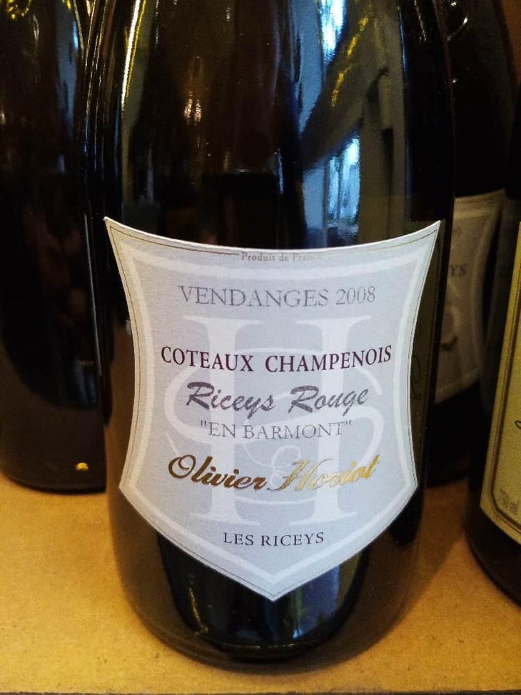 Coteaux Champenois Riceys Rouge "En Barmont" - Champagne Olivier Horiot - Olivier Horiot 