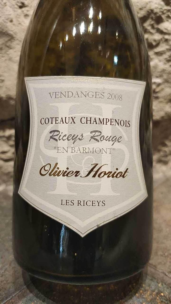 Coteaux Champenois Riceys Rouge "En Barmont" - Champagne Olivier Horiot - Olivier Horiot 
