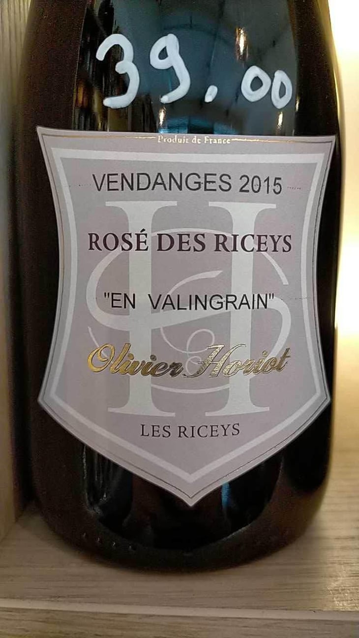 Coteaux Champenois Rosé De Riceys "En Valingrain" - Champagne Olivier Horiot - Olivier Horiot 
