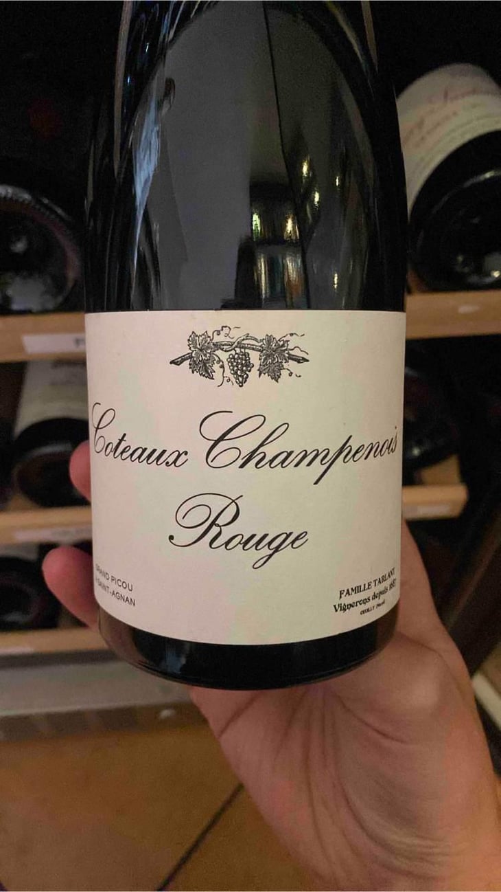 Coteaux Champenois Rouge - Champagne Tarlant - Benoit Tarlant -2018