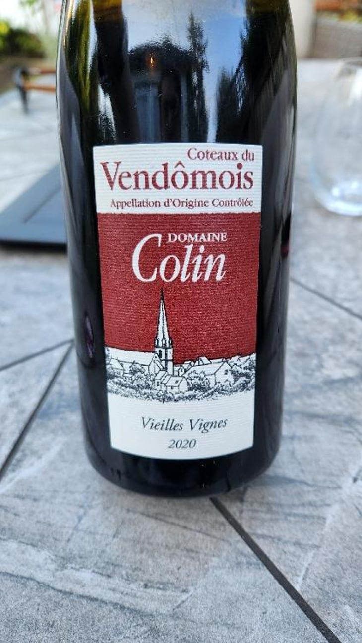 Côteaux Du Vendômois Rouge - Domaine Colin - Pierre François Colin & Patrice Colin -2020
