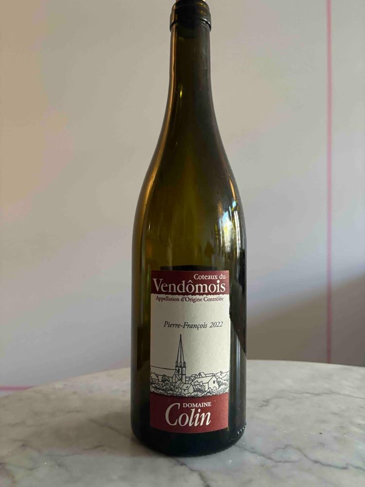 Côteaux Du Vendômois Rouge - Domaine Colin - Pierre François Colin & Patrice Colin -2020