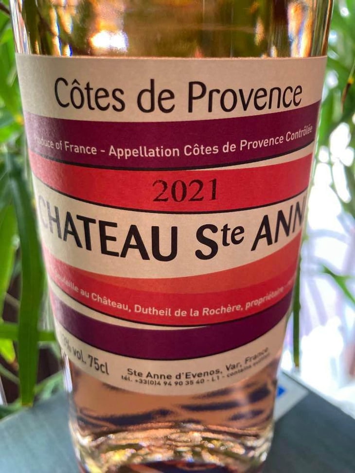 Côtes de Provence Rosé - Château Sainte Anne - Françoise & Jean-Baptiste Dutheil 