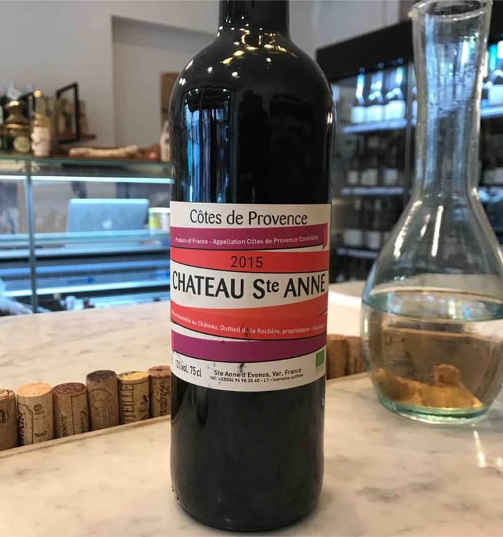 Côtes de Provence Rouge - Château Sainte Anne - Françoise & Jean-Baptiste Dutheil 