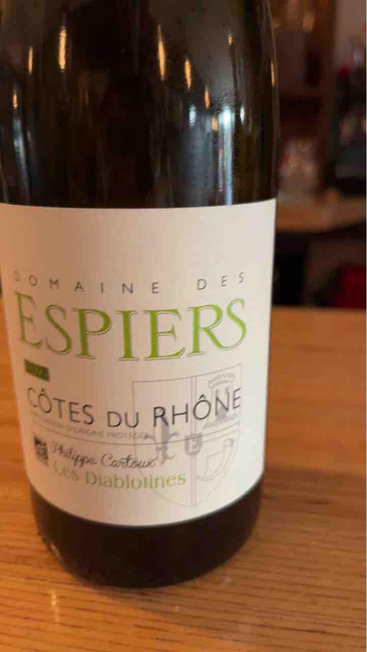 Les Diablotines - Domaine Des Espiers - Philippe Cartoux -2022
