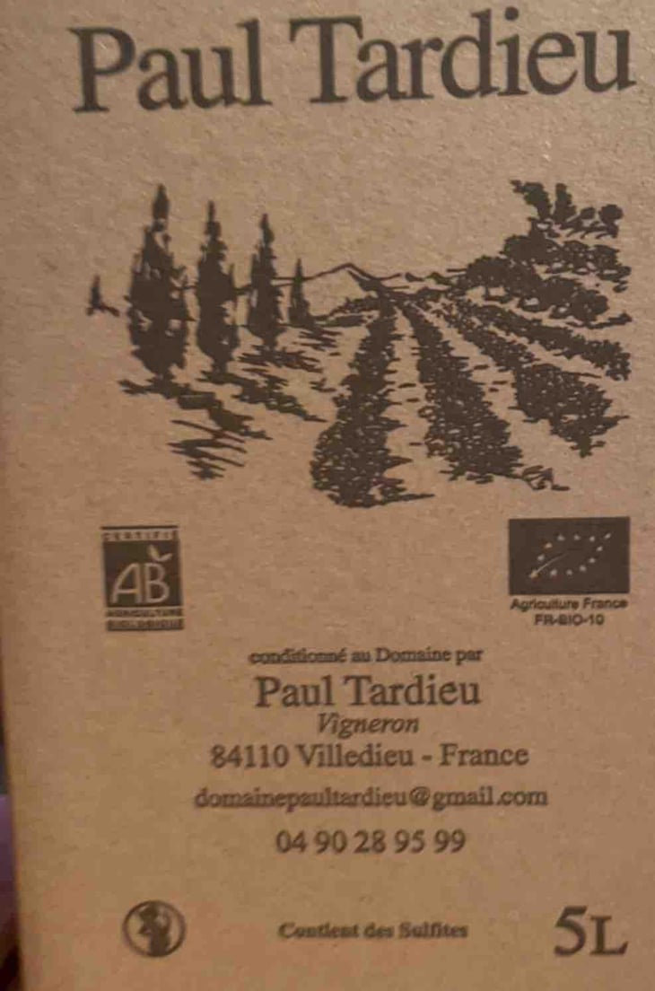 Côtes Du Rhône - Denis Tardieu - Denis Tardieu 