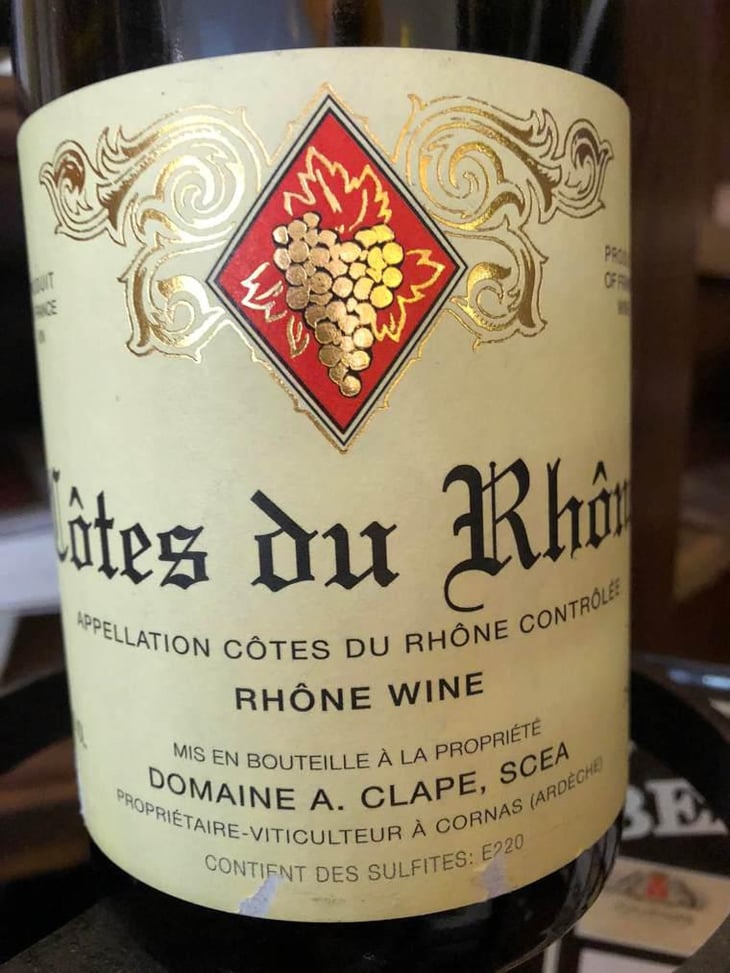 Côtes du Rhône - Auguste Clape - Pierre & Olivier Clape 