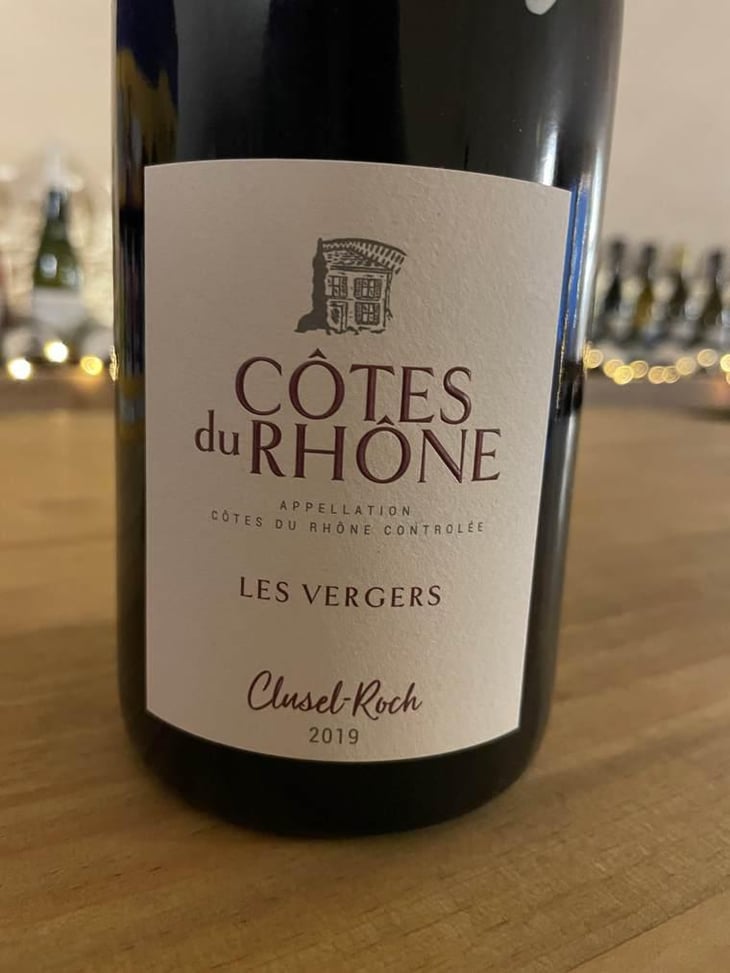 Côtes Du Rhône Les Vergers - Domaine Clusel-Roch - Gilbert Clusel, Brigitte Roch, Guillaume Roch -2019
