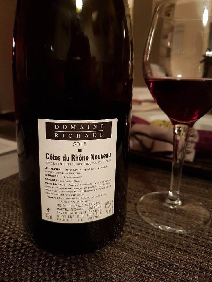 Côtes du Rhône Nouveau - Domaine Marcel Richaud - Marcel Richaud 