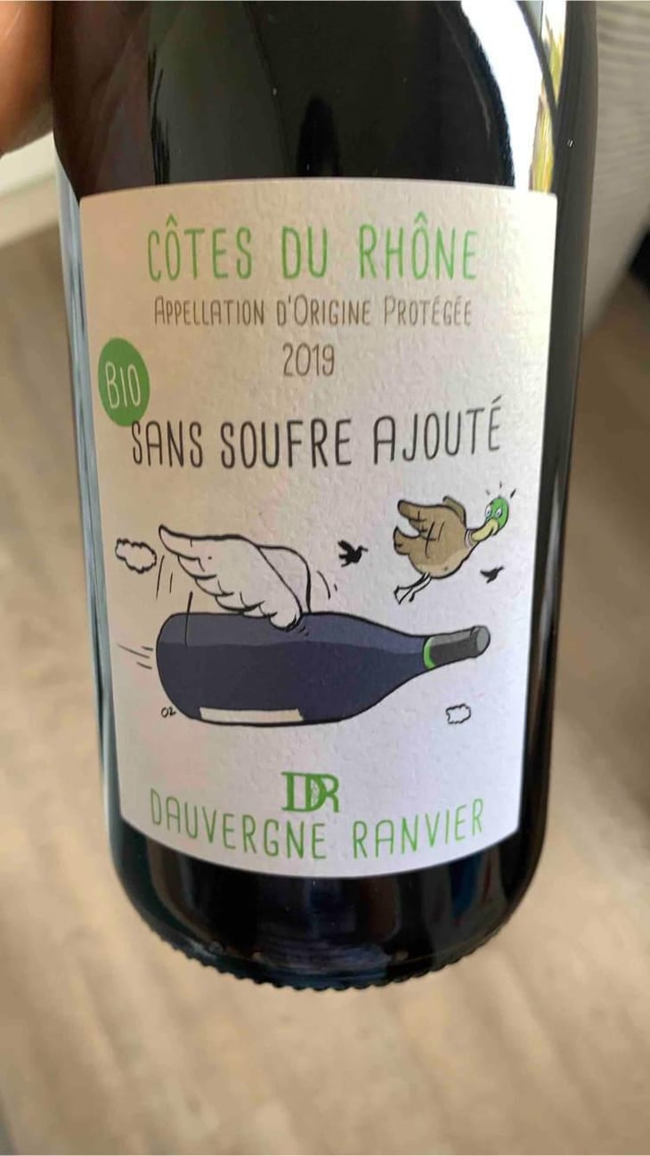 Cotes Du Rhône Sans Souffre Ajouté - Dauvergne Ranvier - François Dauvergne & Jean-François Ranvier 