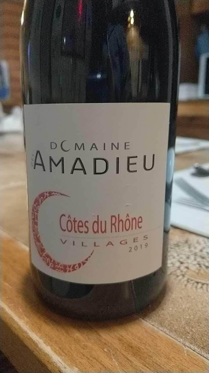 Côtes Du Rhône Villages - Domaine des Amadieu - Corine & Yves Jean Houser 