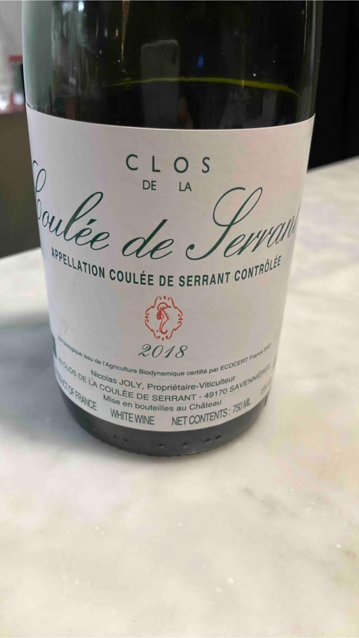 Coulée de Serrant - Château de la Roche Aux Moines - Coulée de Serrant - Virginie & Nicolas Joly 