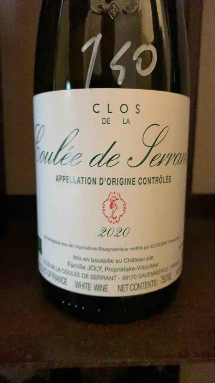 Coulée de Serrant - Château de la Roche Aux Moines - Coulée de Serrant - Virginie & Nicolas Joly 