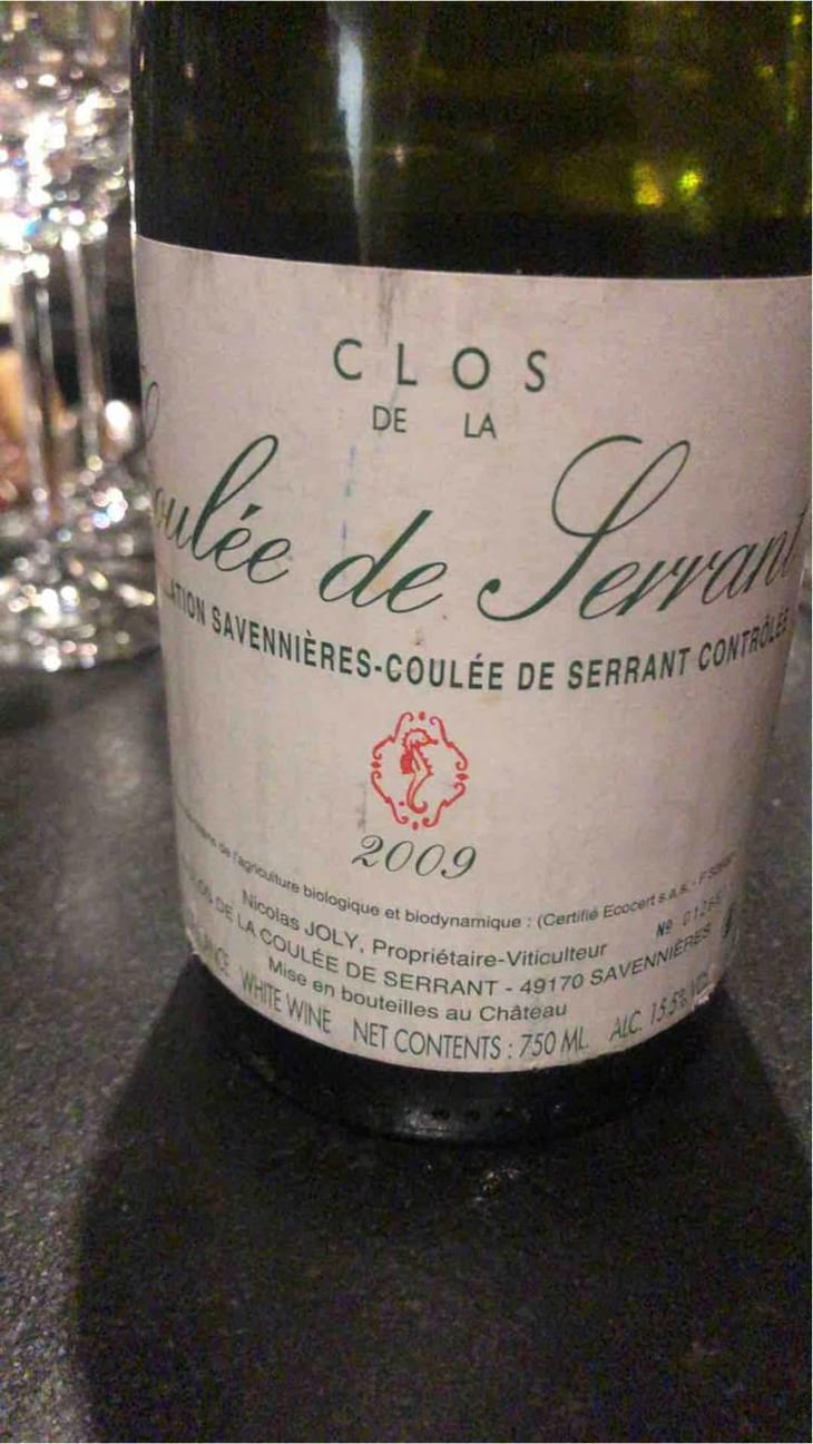 Coulée de Serrant - Château de la Roche Aux Moines - Coulée de Serrant - Virginie & Nicolas Joly 