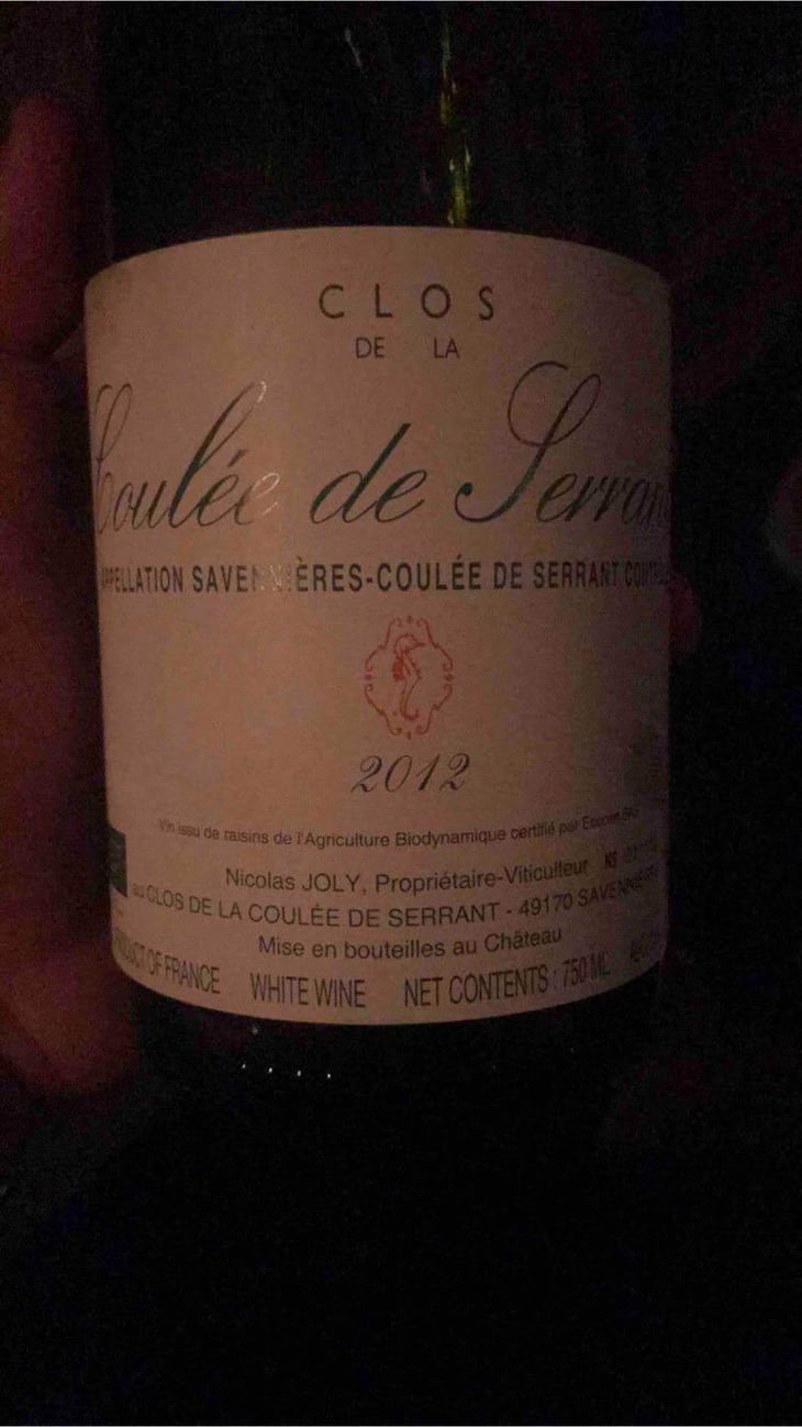 Coulée de Serrant - Château de la Roche Aux Moines - Coulée de Serrant - Virginie & Nicolas Joly 