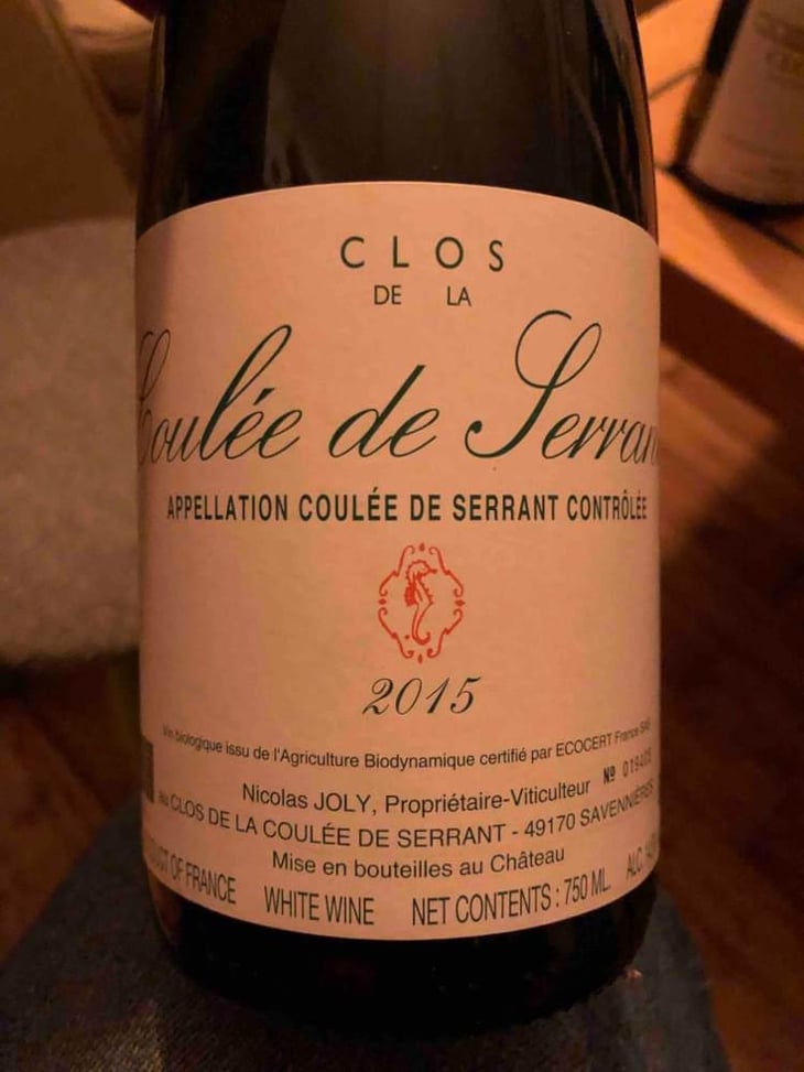 Coulée de Serrant - Château de la Roche Aux Moines - Coulée de Serrant - Virginie & Nicolas Joly 