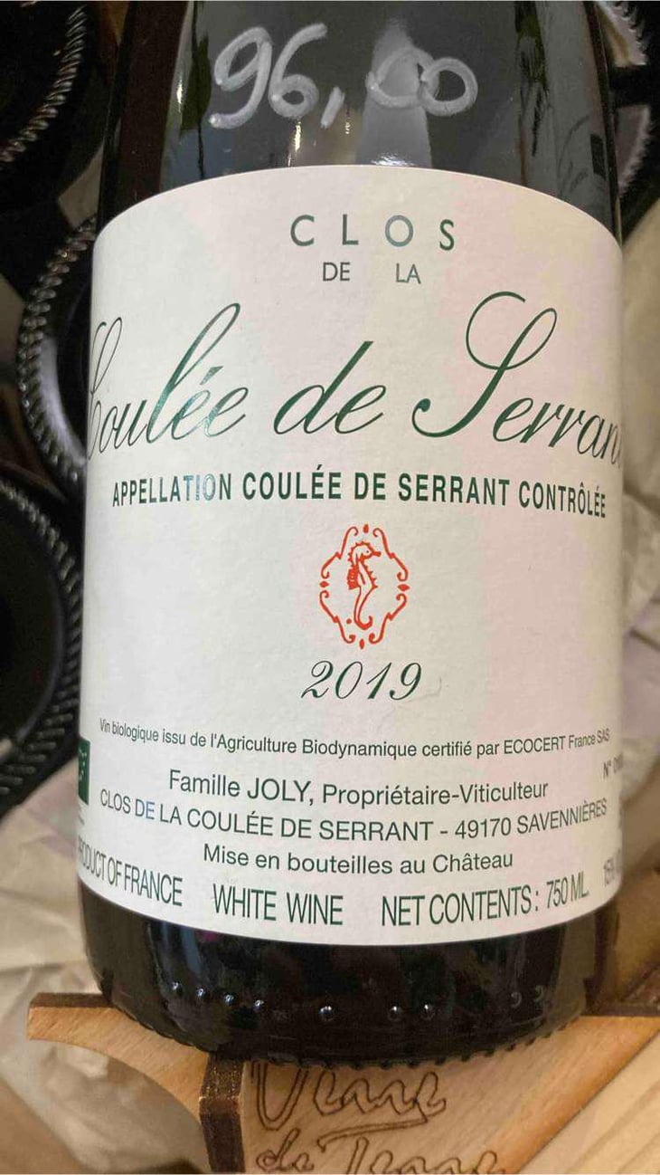 Coulée de Serrant - Château de la Roche Aux Moines - Coulée de Serrant - Virginie & Nicolas Joly 