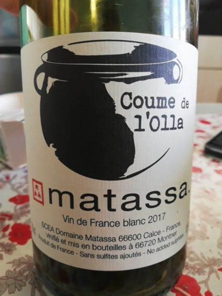 Olla Blanc - Domaine Matassa - Tom Lubbe 