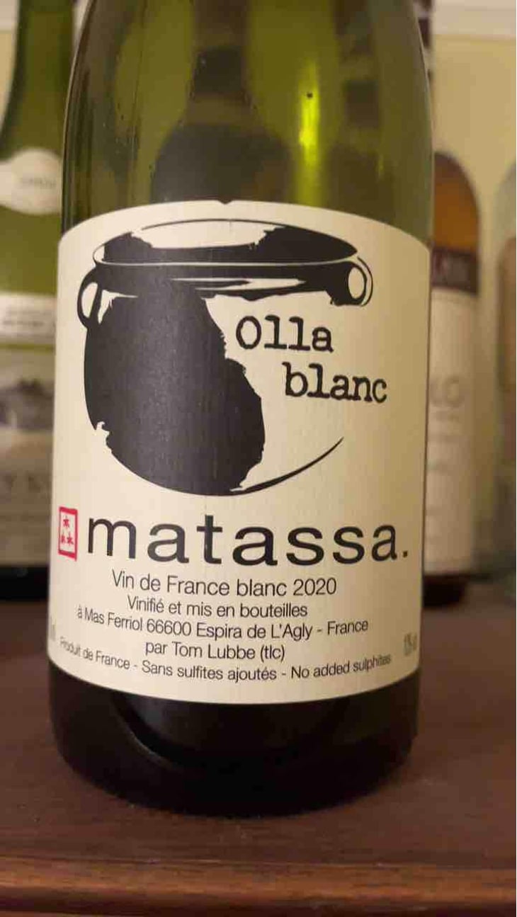 Olla Blanc - Domaine Matassa - Tom Lubbe 