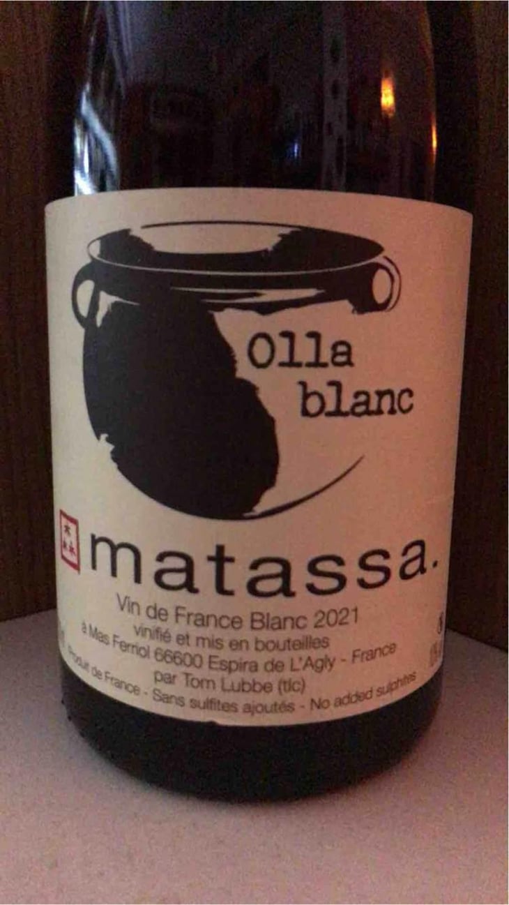 Olla Blanc - Domaine Matassa - Tom Lubbe 