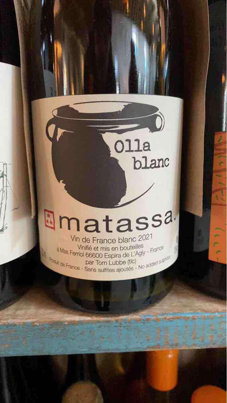 Olla Blanc - Domaine Matassa - Tom Lubbe 