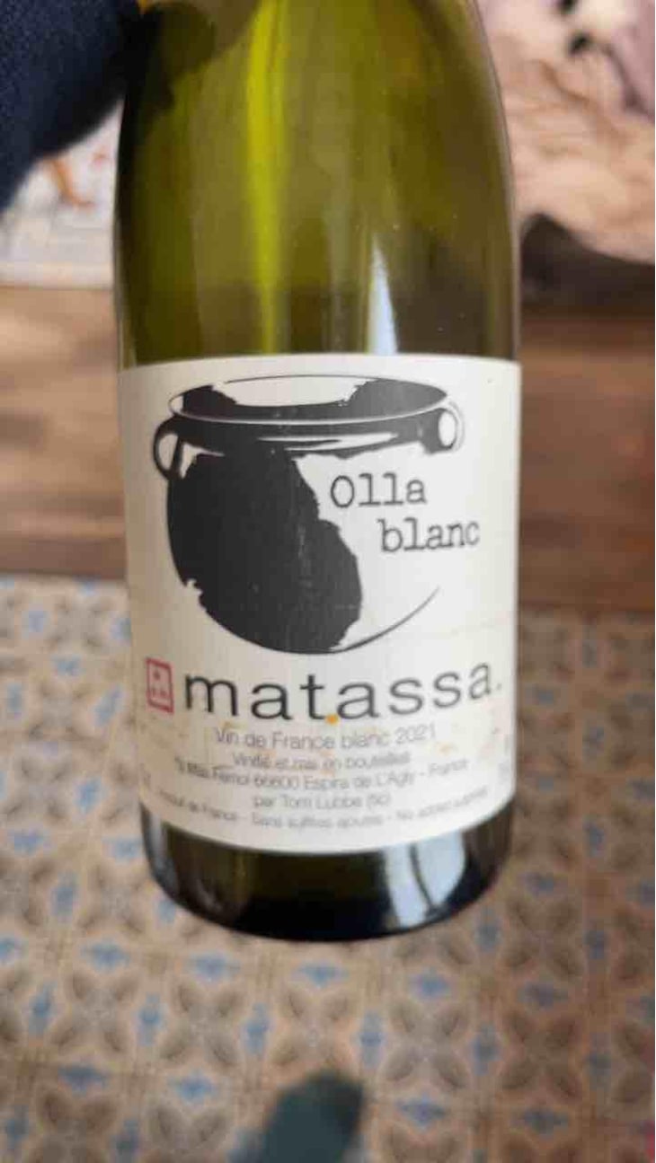 Olla Blanc - Domaine Matassa - Tom Lubbe 