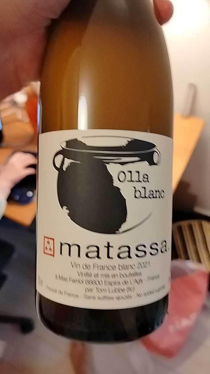 Olla Blanc - Domaine Matassa - Tom Lubbe 