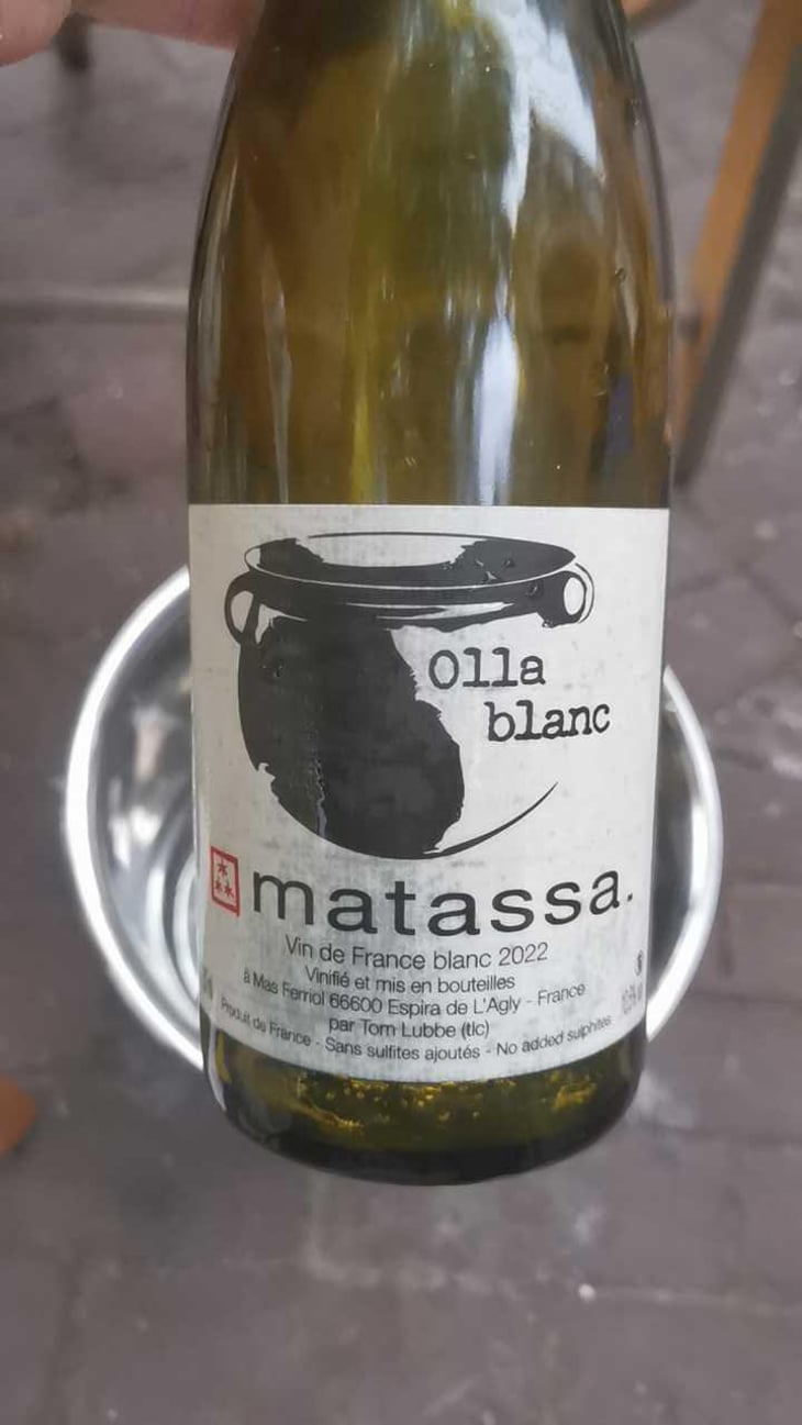Olla Blanc - Domaine Matassa - Tom Lubbe 