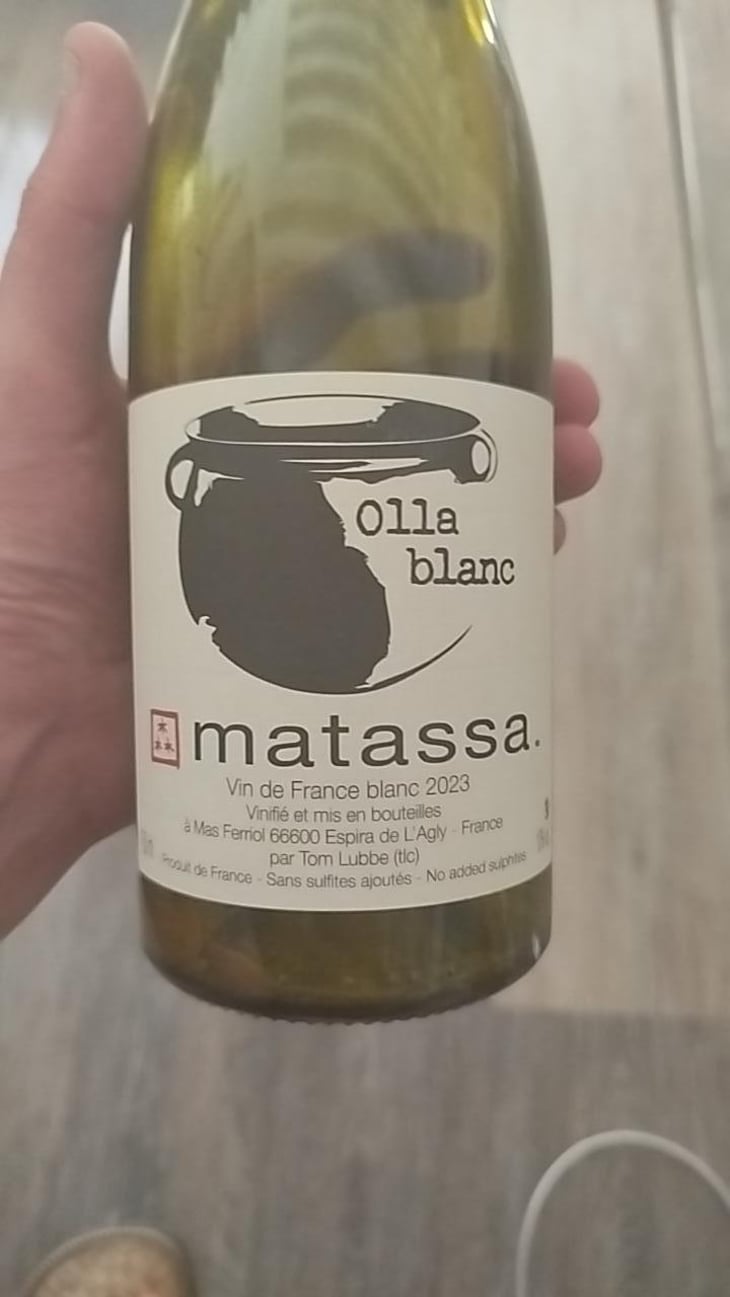Olla Blanc - Domaine Matassa - Tom Lubbe 