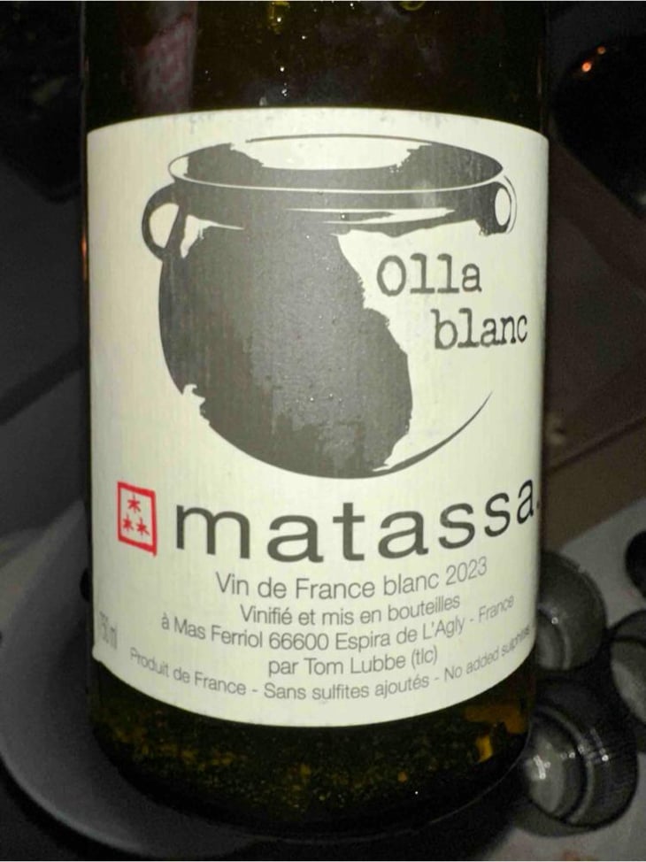 Olla Blanc - Domaine Matassa - Tom Lubbe 